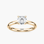 Lauren Solitaire Verlobungsring – Gelbgold Brillantschliff