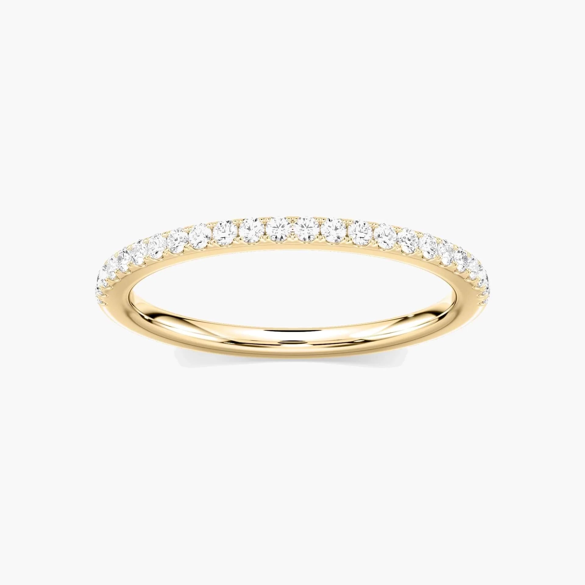 Lovea Emma Vorsteckring – Pavé – Gelbgold
