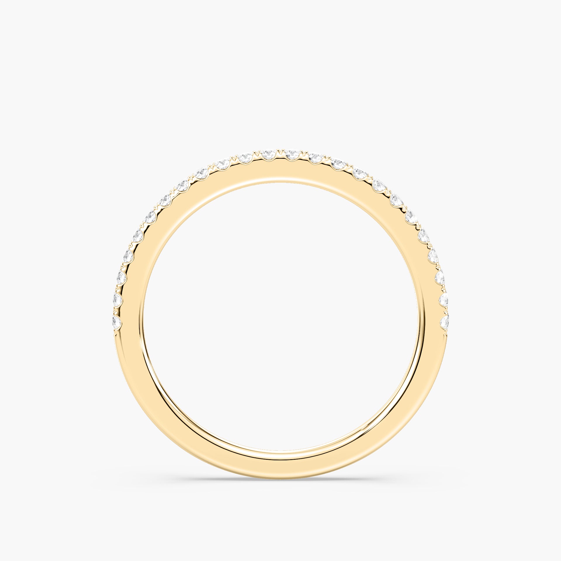 Lovea Emma Vorsteckring – Pavé – Gelbgold