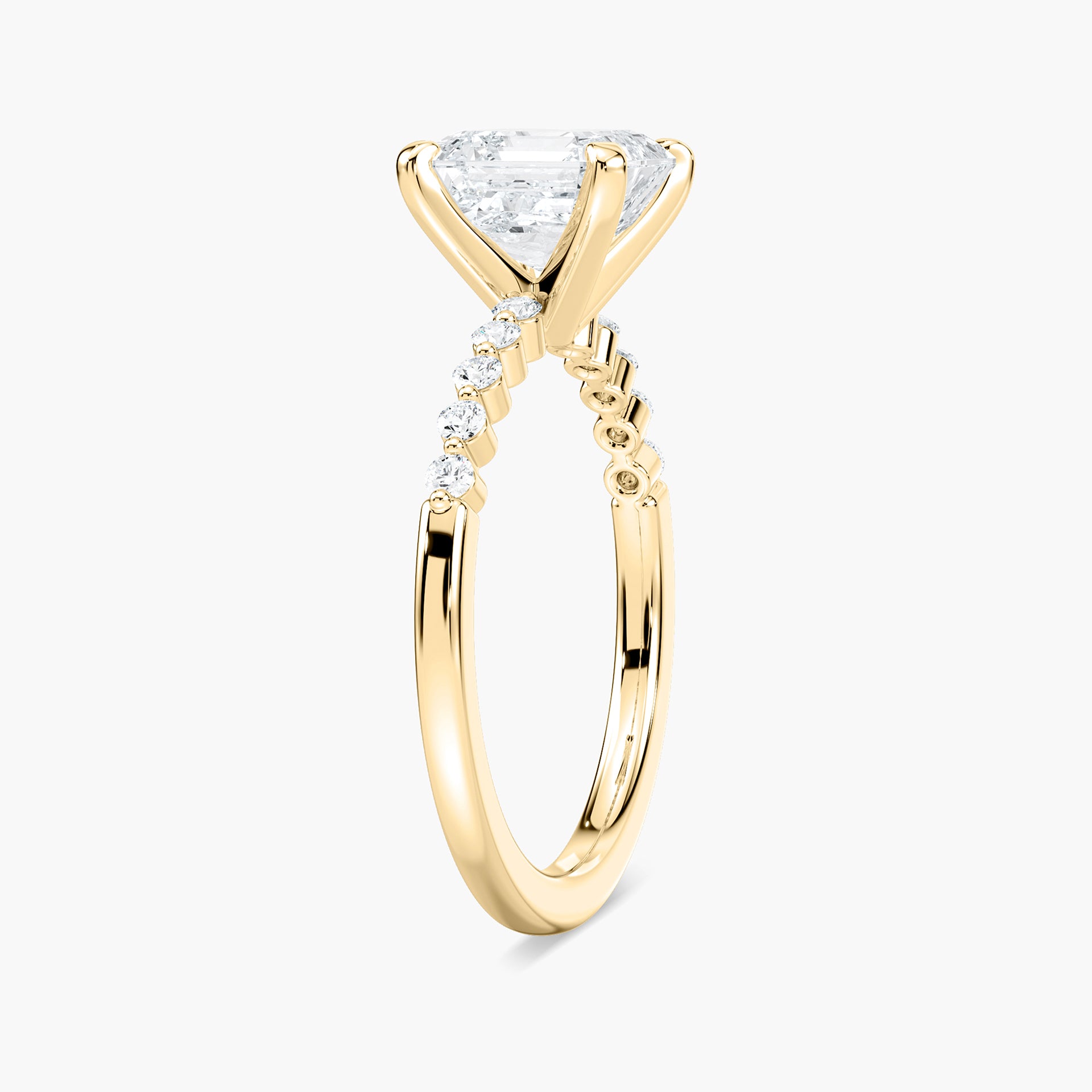 Willow Verlobungsring – Gelbgold