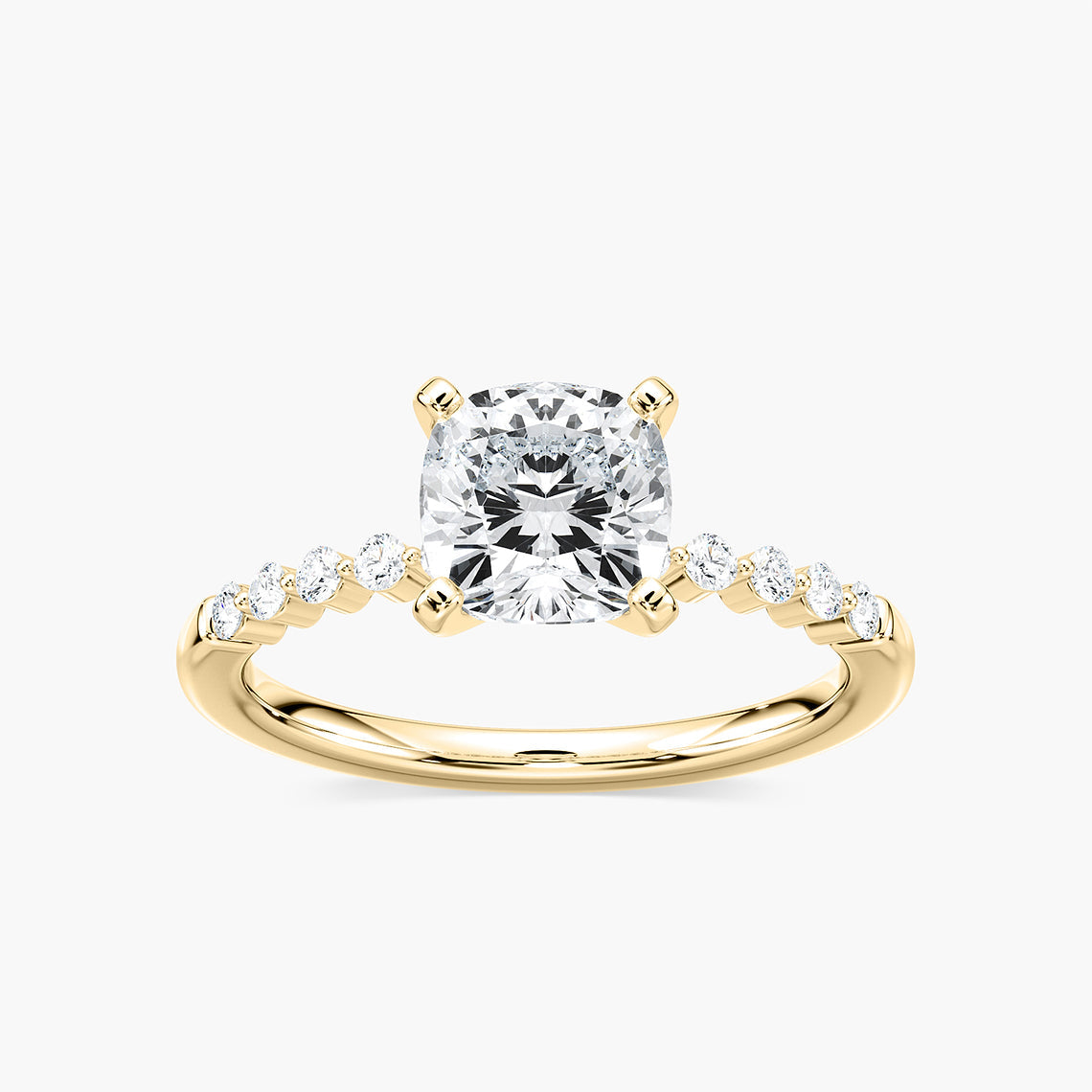 Willow Verlobungsring – Gelbgold