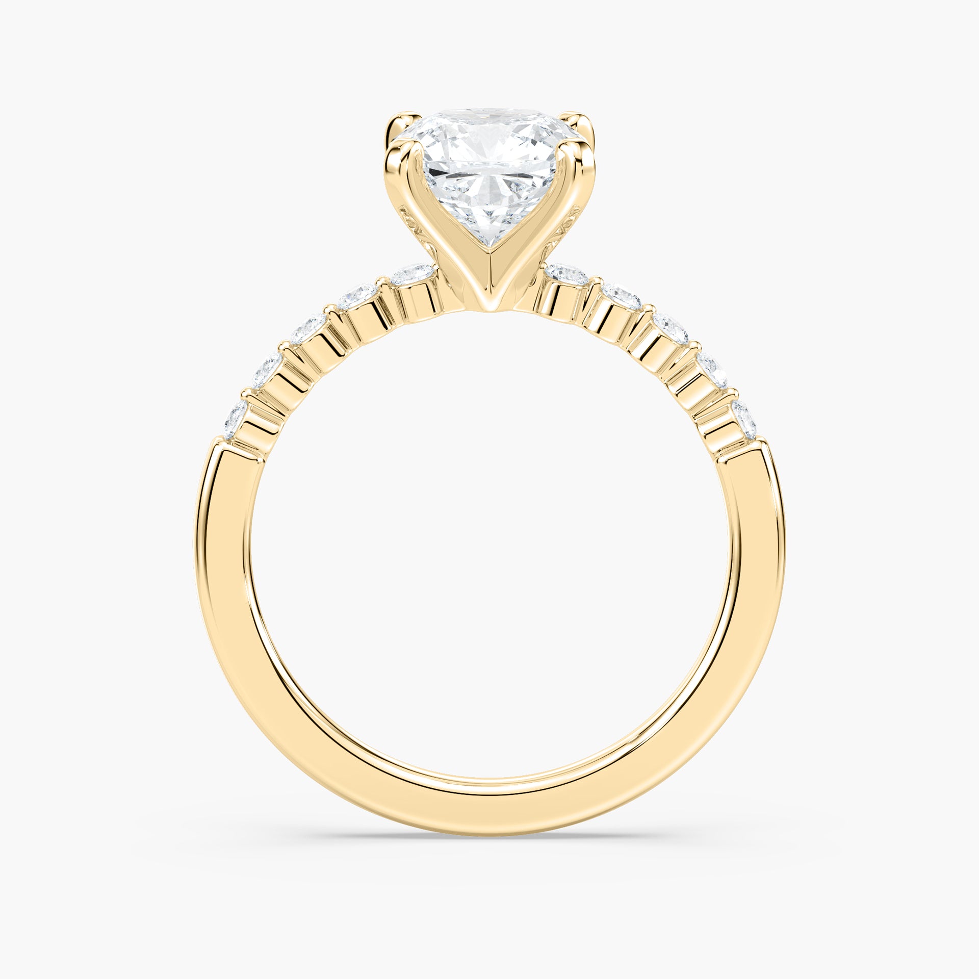 Willow Verlobungsring – Gelbgold