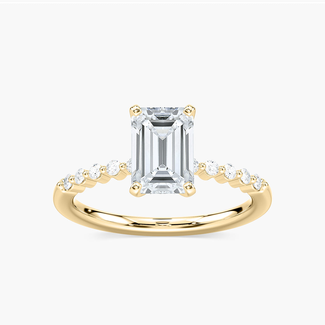 Willow Verlobungsring – Gelbgold