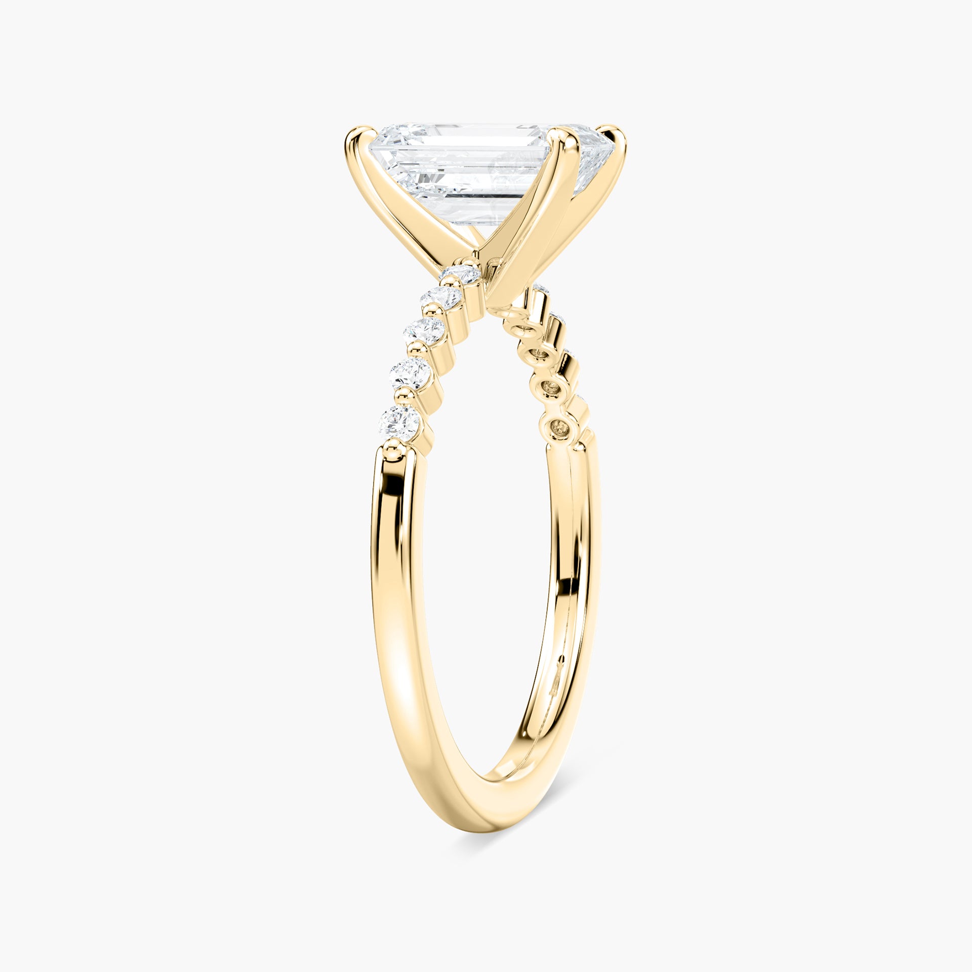Willow Verlobungsring – Gelbgold
