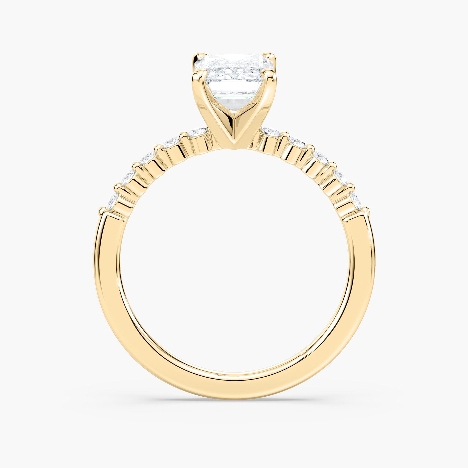 Willow Verlobungsring – Gelbgold