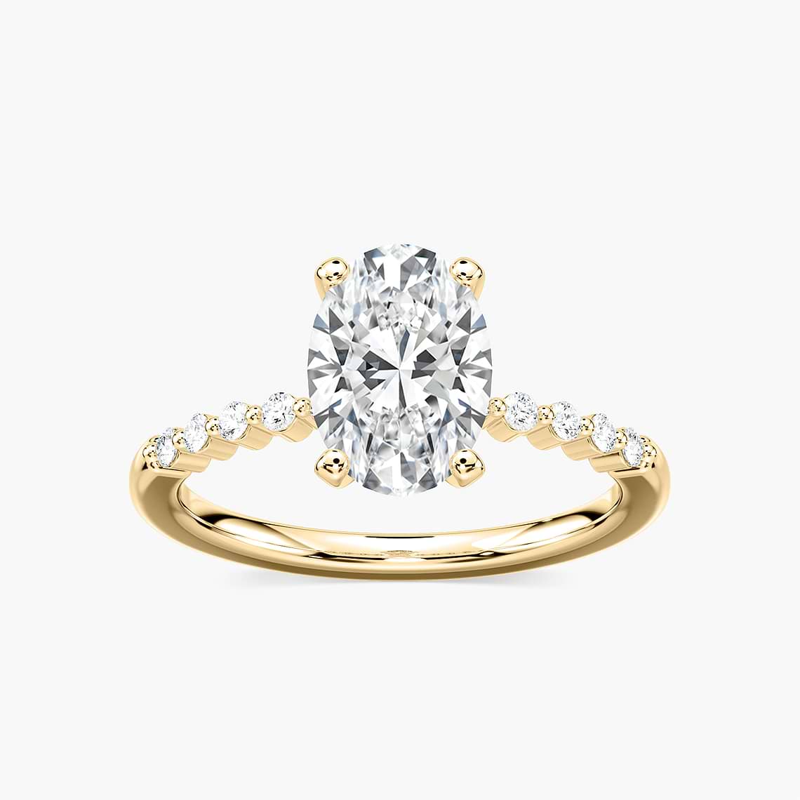 Willow Verlobungsring – Gelbgold