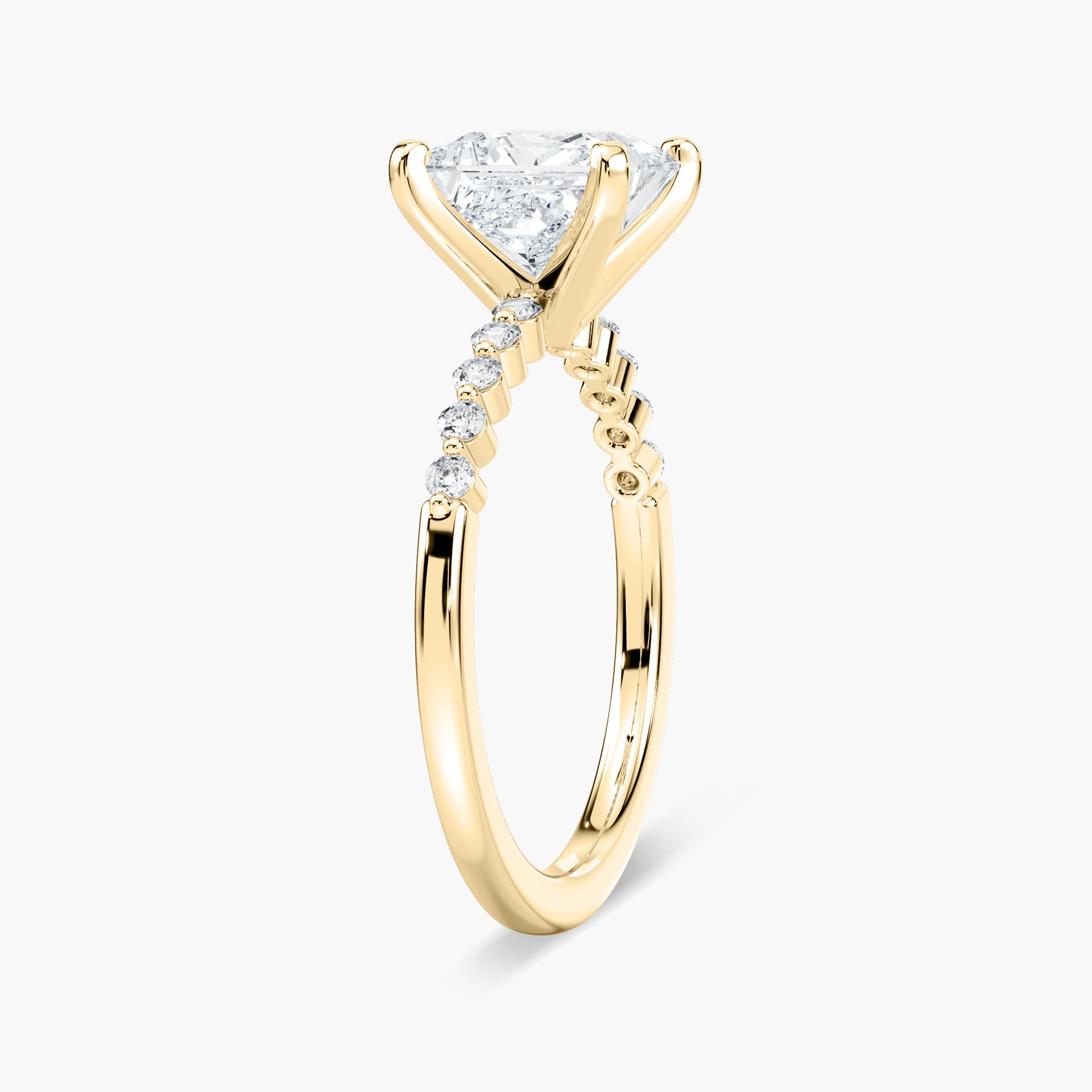 Willow Verlobungsring – Gelbgold