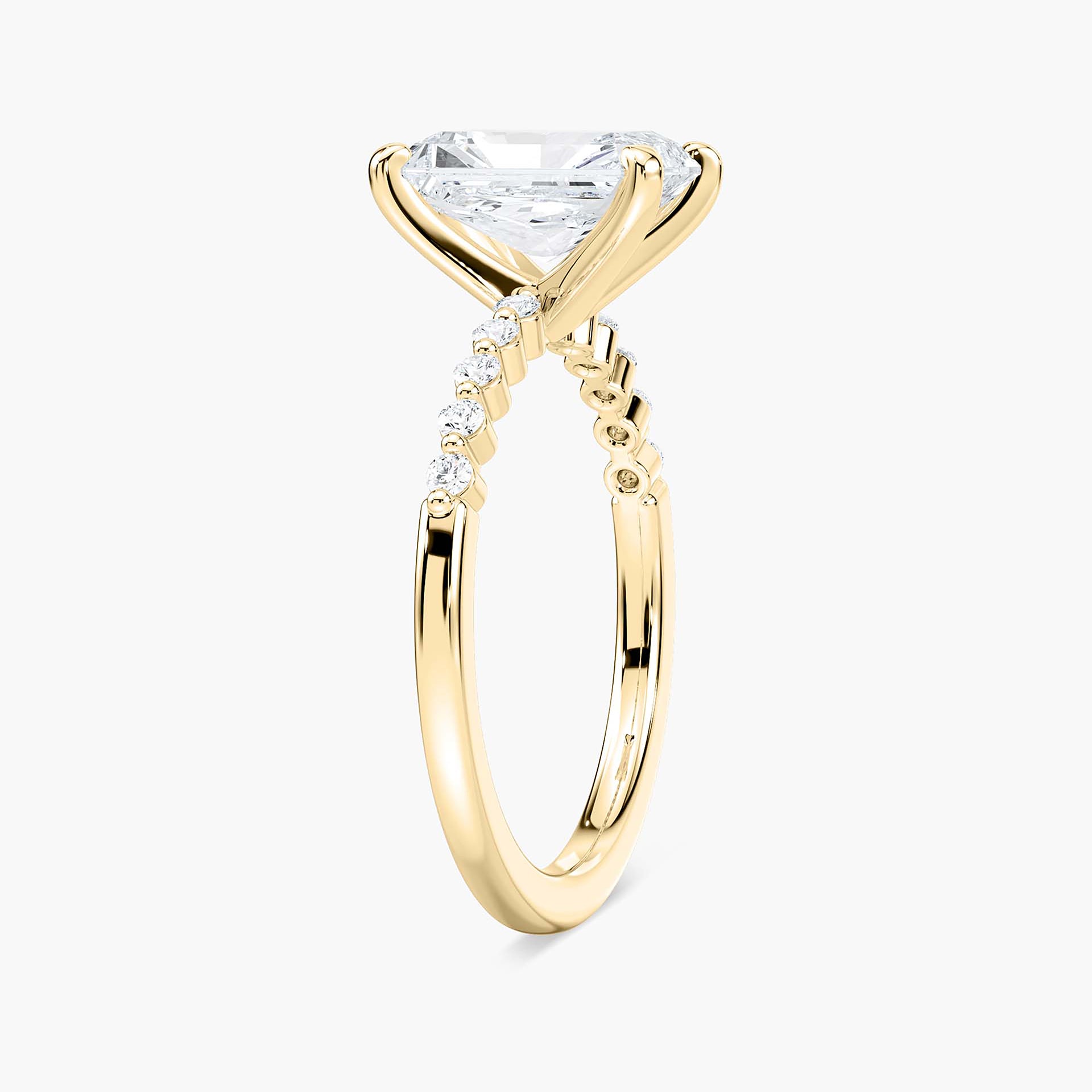 Willow Verlobungsring – Gelbgold