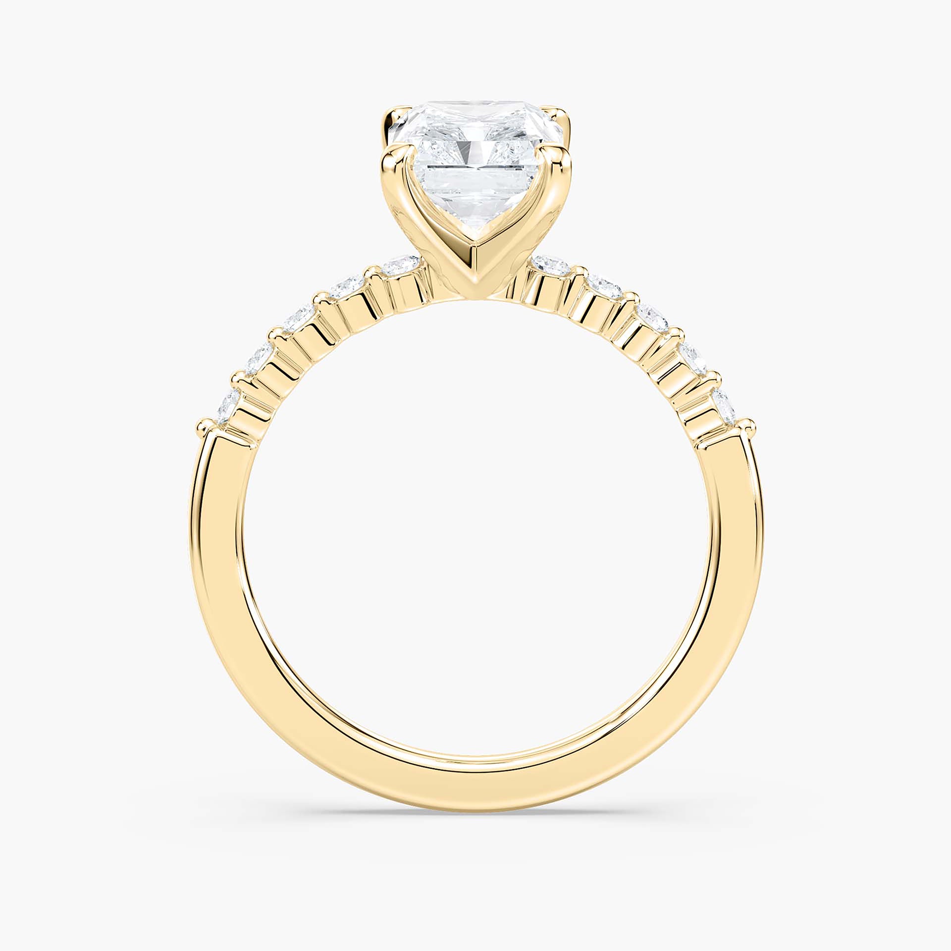 Willow Verlobungsring – Gelbgold