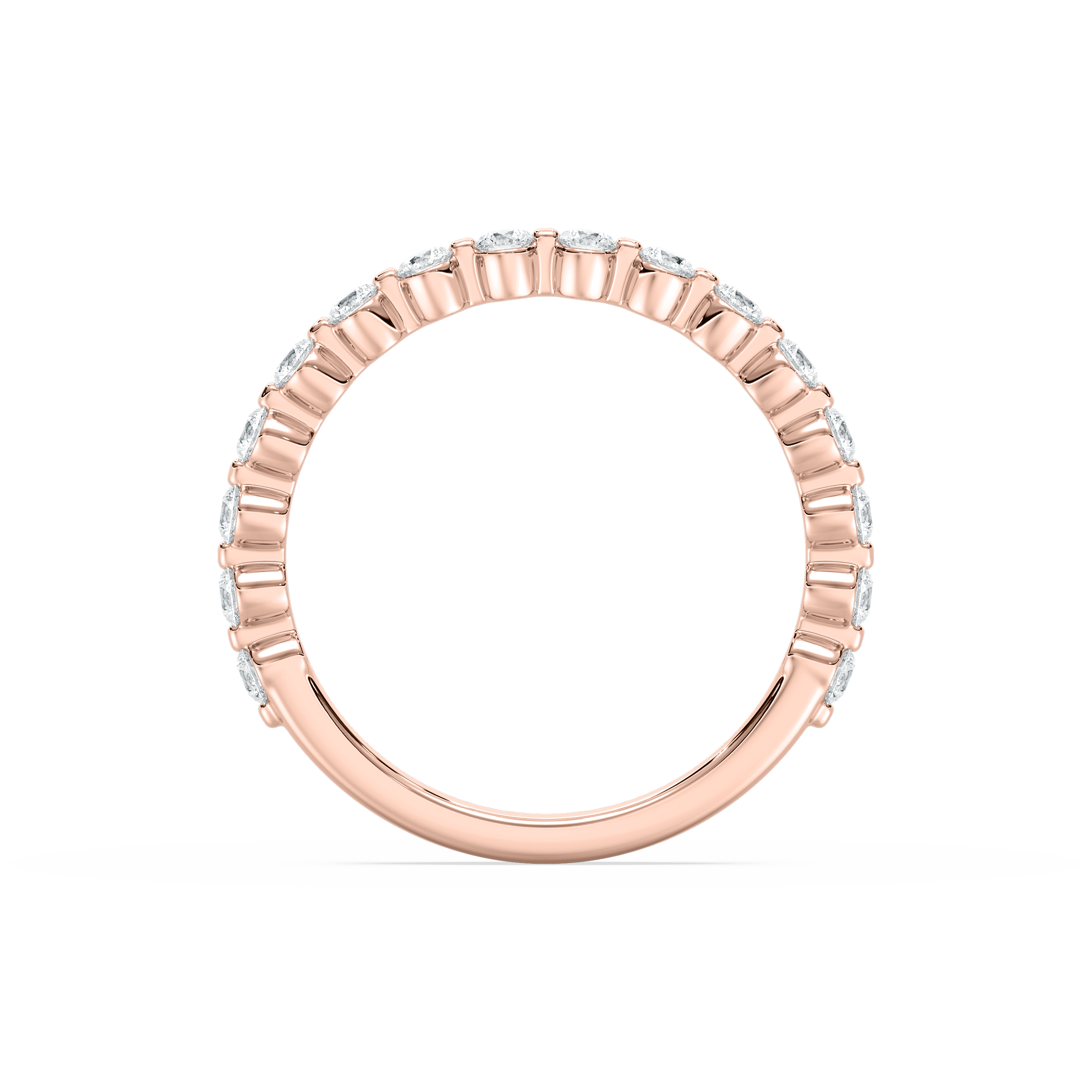 Lovea Willow Grand Trauring – Geteilte Krappen – Roségold