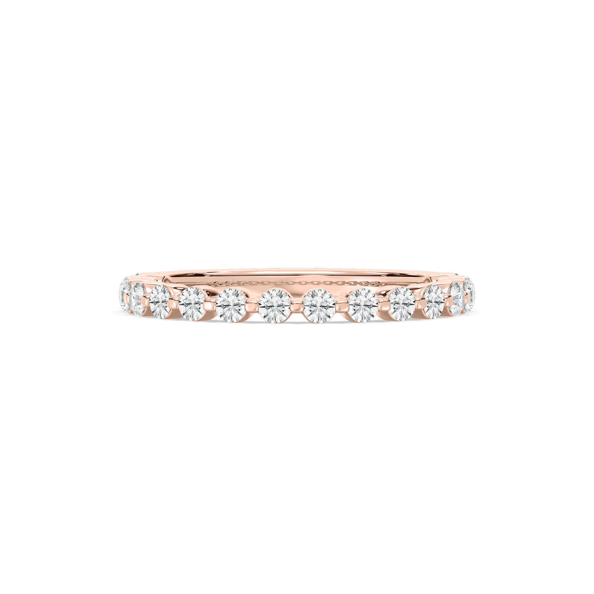 Lovea Willow Grand Trauring – Geteilte Krappen – Roségold