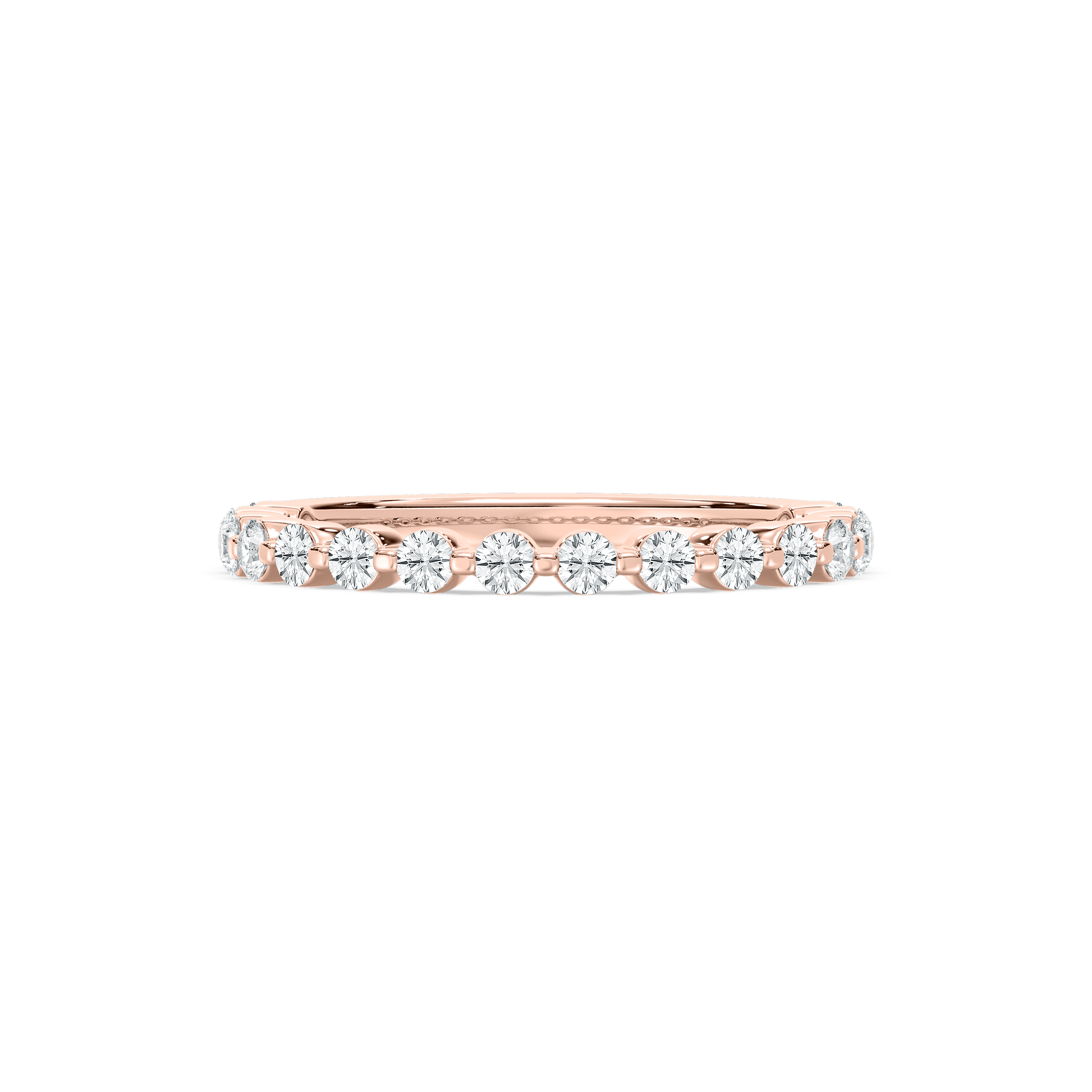 Lovea Willow Grand Trauring – Geteilte Krappen – Roségold