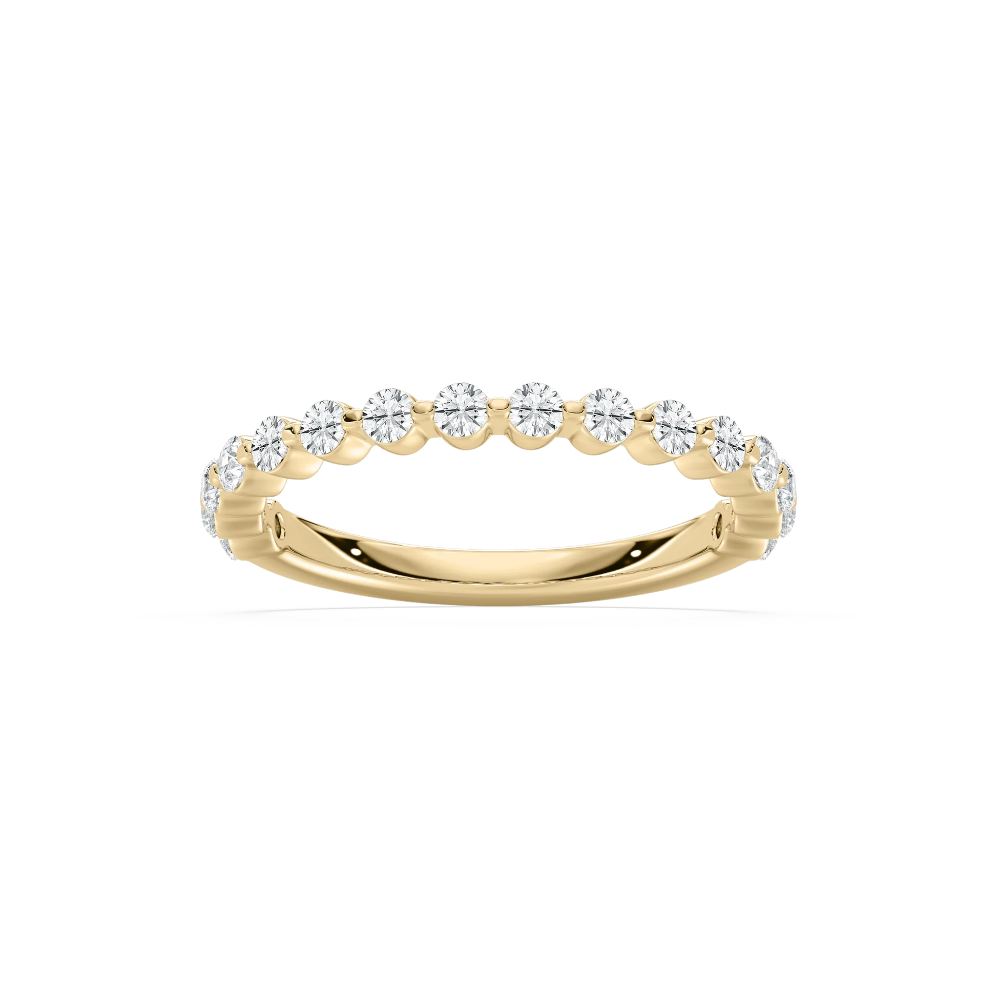 Lovea Willow Grand Trauring – Geteilte Krappen – Gelbgold