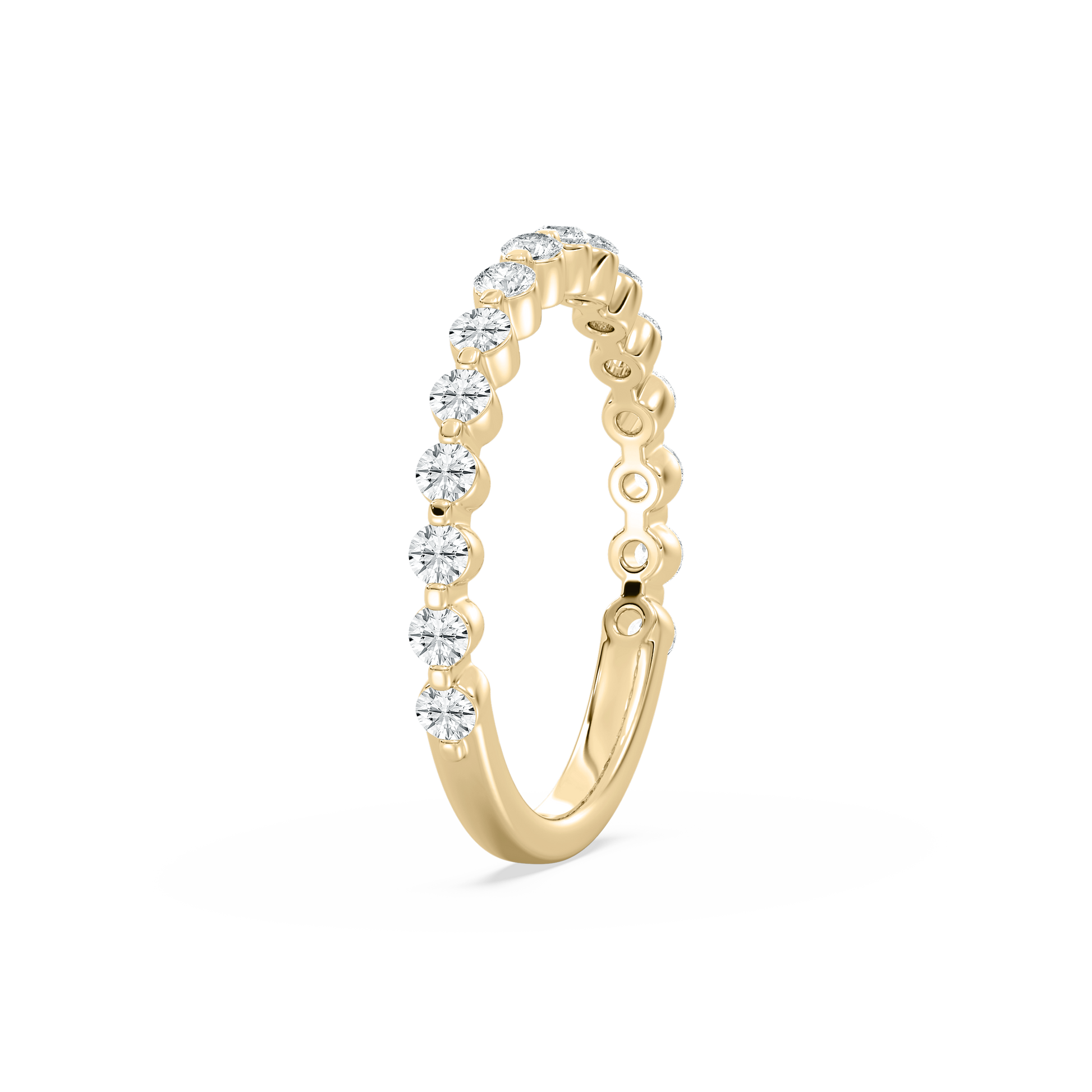 Lovea Willow Grand Trauring – Geteilte Krappen – Gelbgold