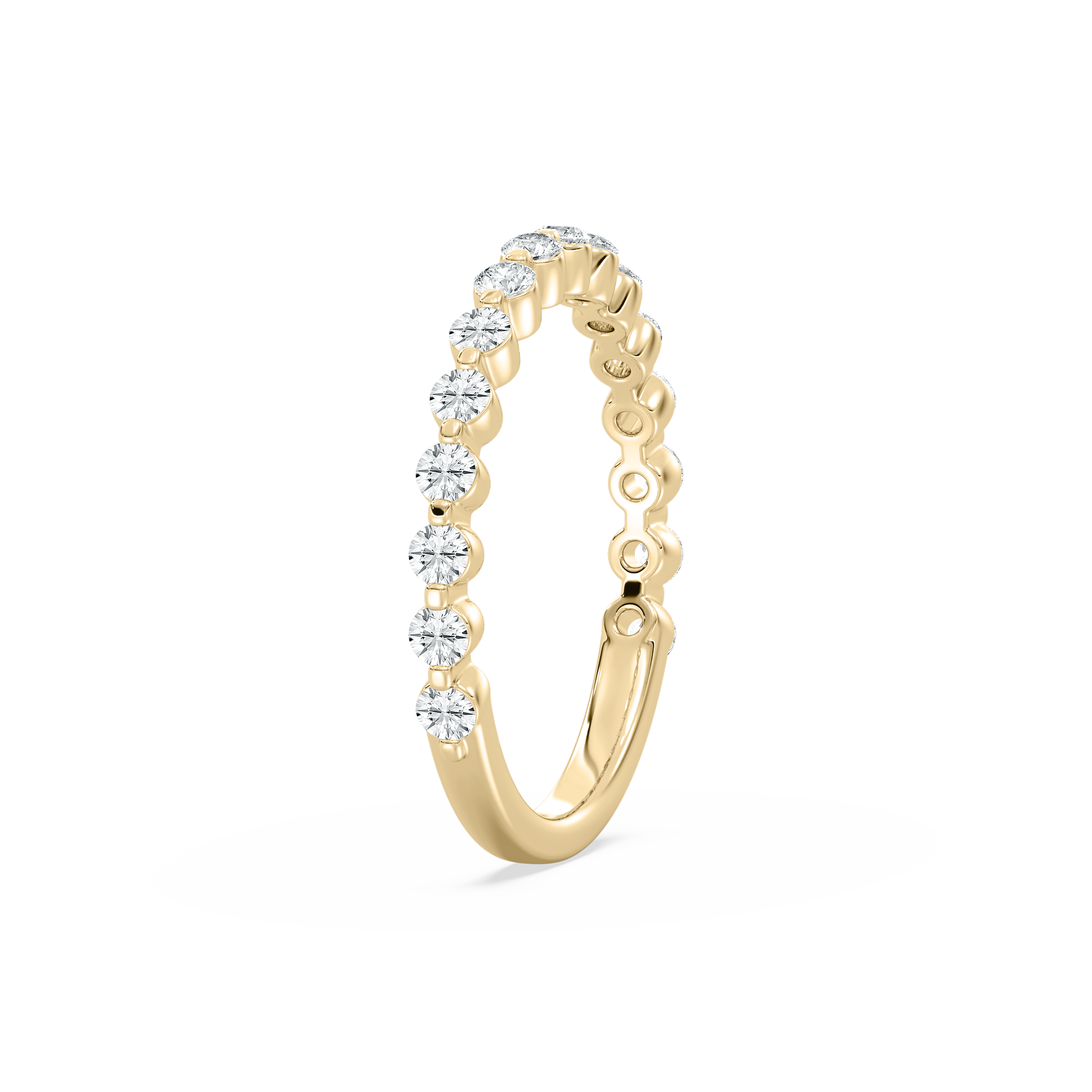 Lovea Willow Grand Trauring – Geteilte Krappen – Gelbgold
