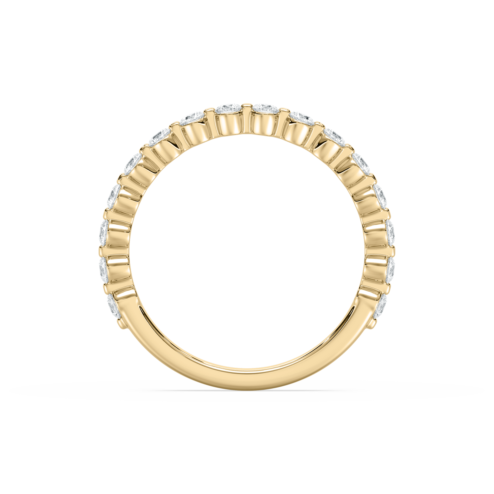 Lovea Willow Grand Trauring – Geteilte Krappen – Gelbgold