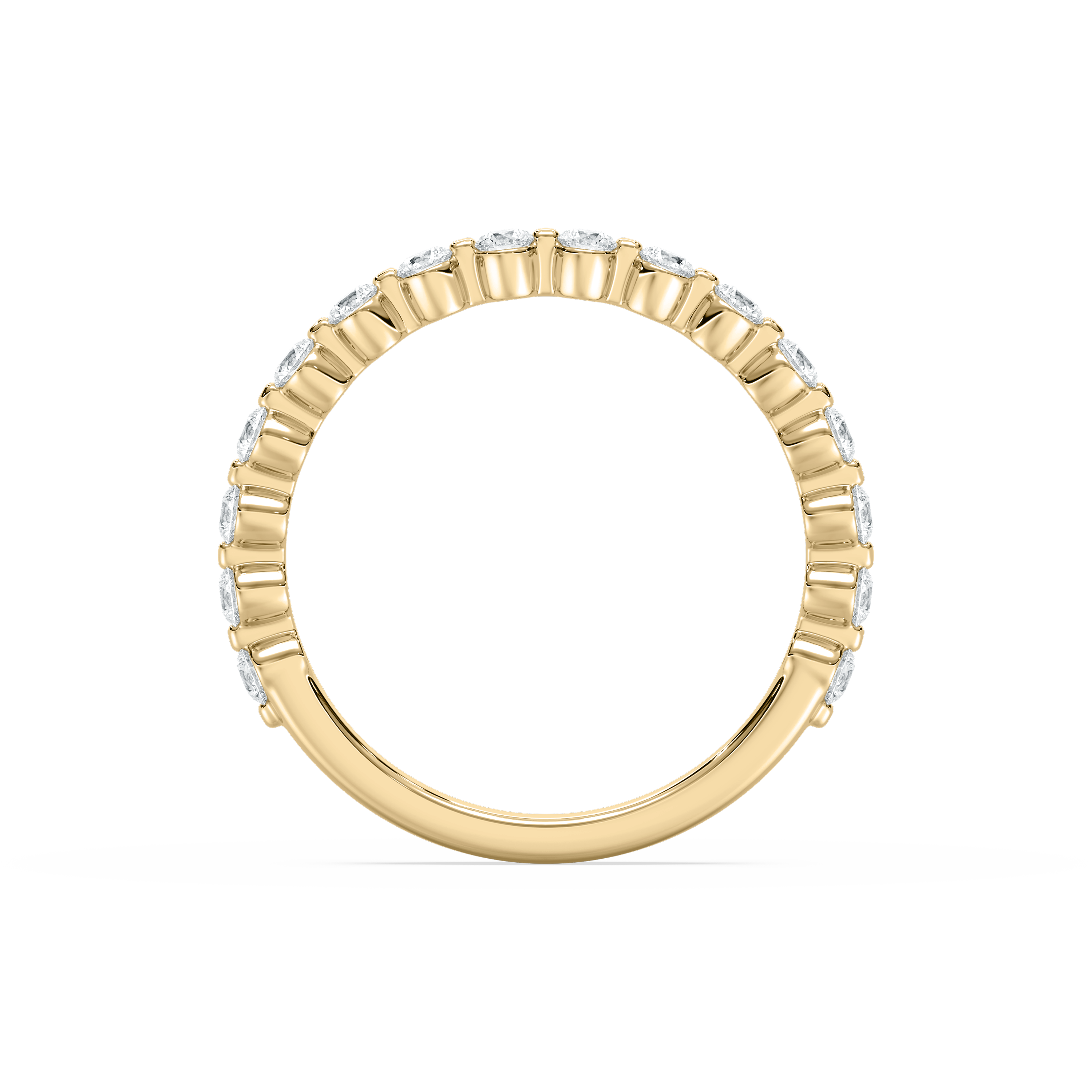 Lovea Willow Grand Trauring – Geteilte Krappen – Gelbgold