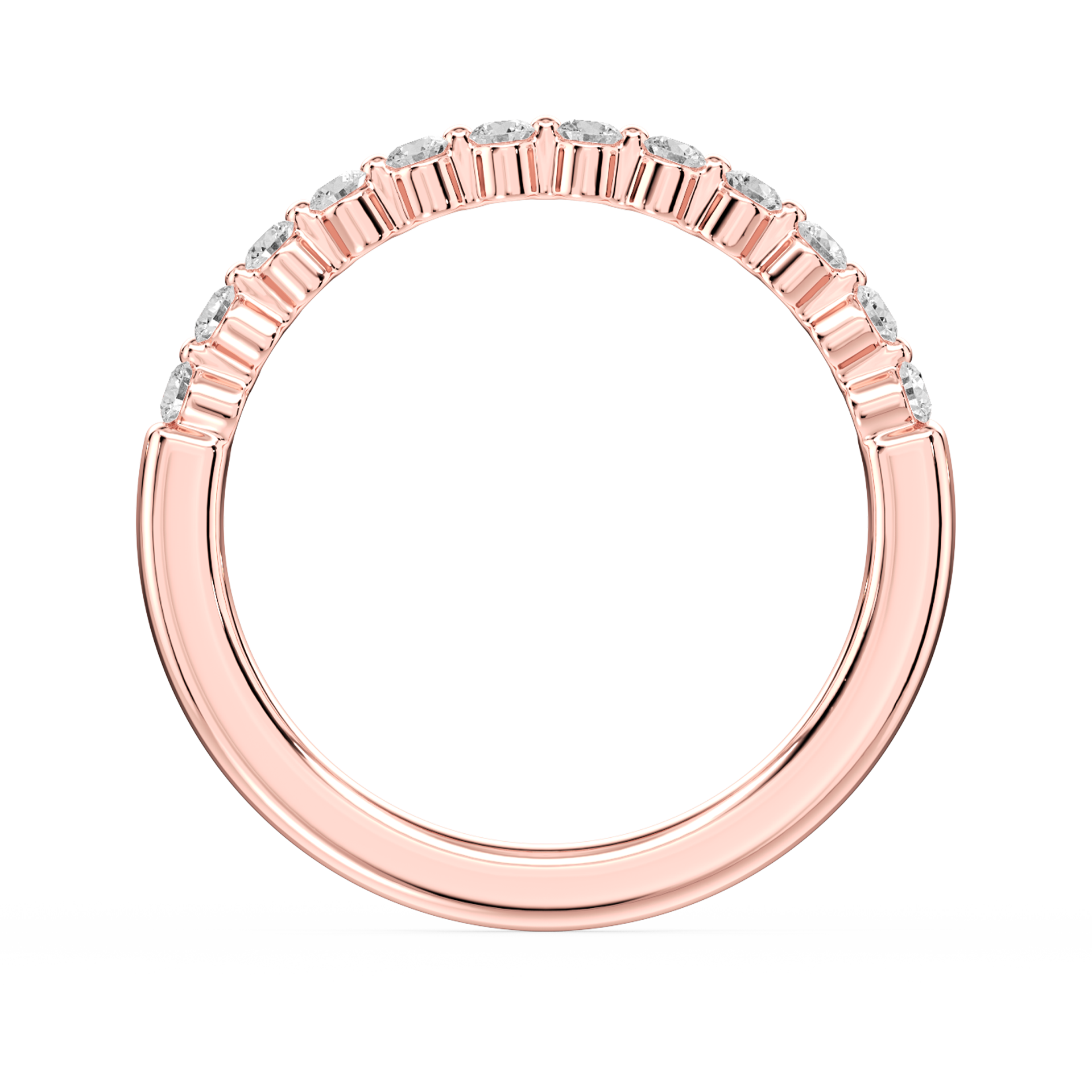 Lovea Willow Vorsteckring – Schwebende Brillanten – Roségold