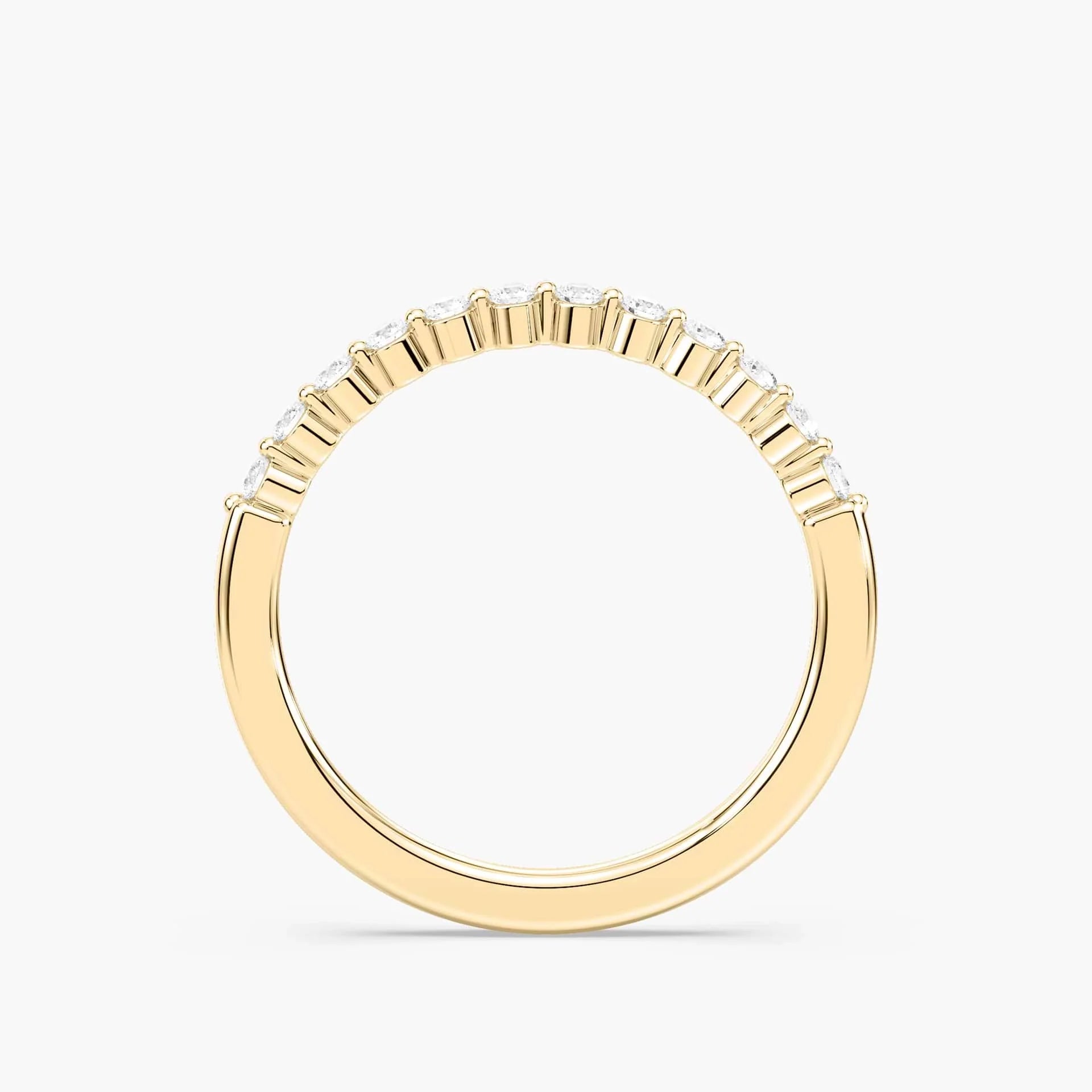Lovea Willow Vorsteckring – Schwebende Brillanten – Gelbgold
