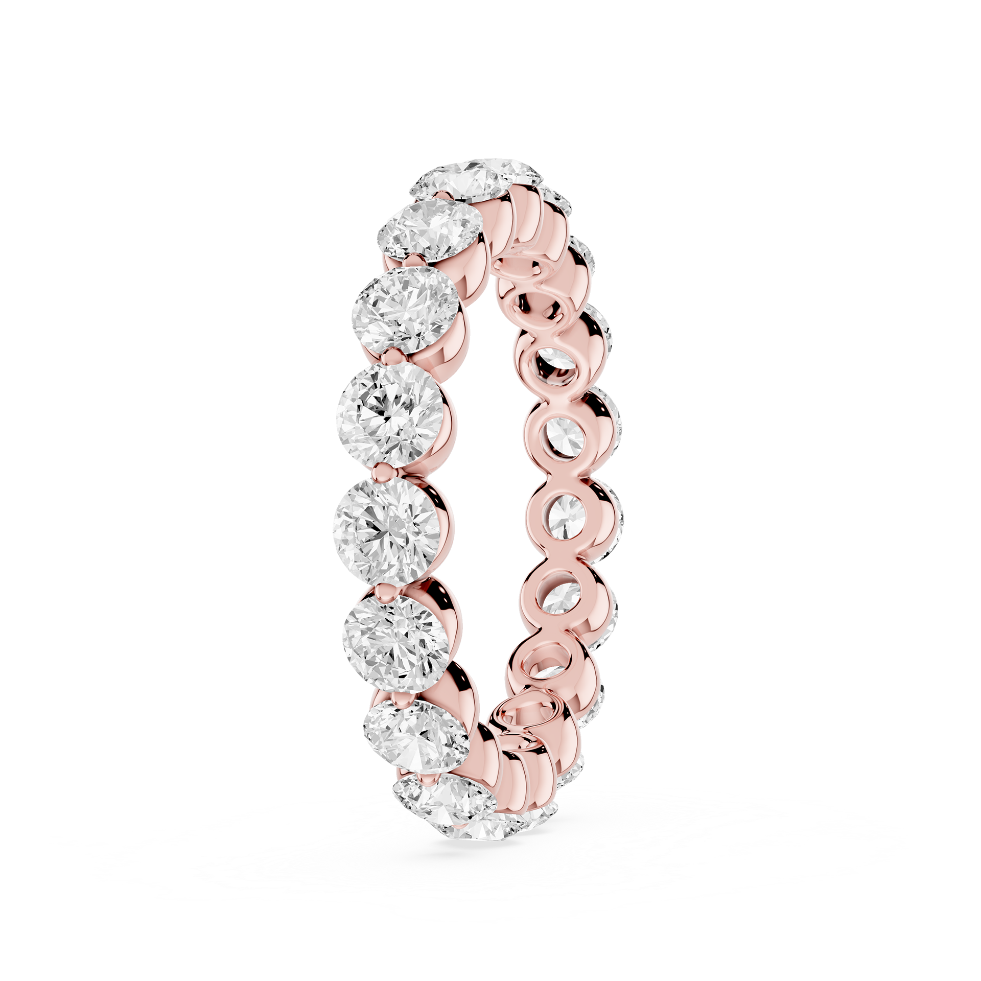 Lovea Zora Eternity Ring Rundschliff – Roségold