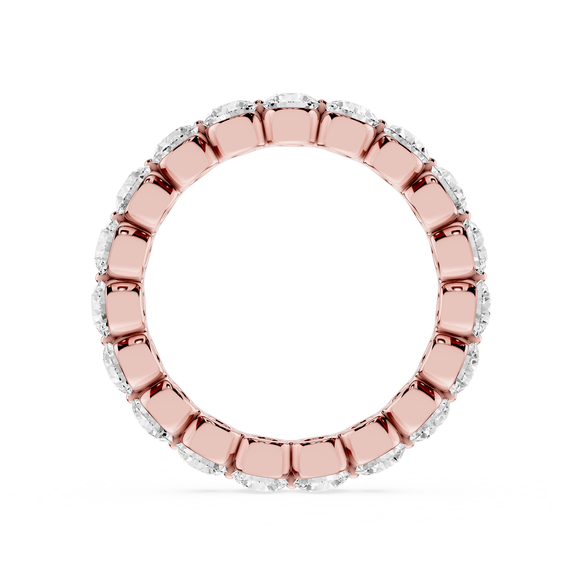 Lovea Zora Eternity Ring Rundschliff – Roségold
