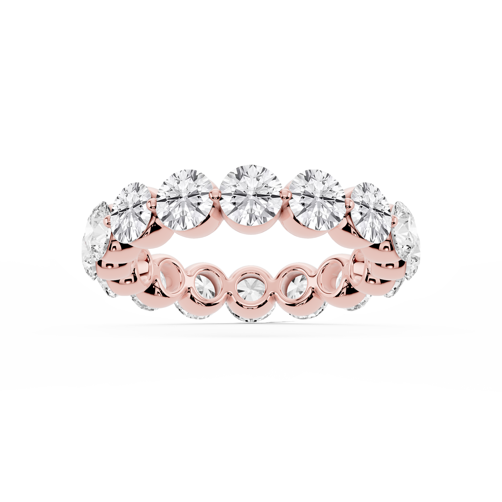 Lovea Zora Eternity Ring Rundschliff – Roségold