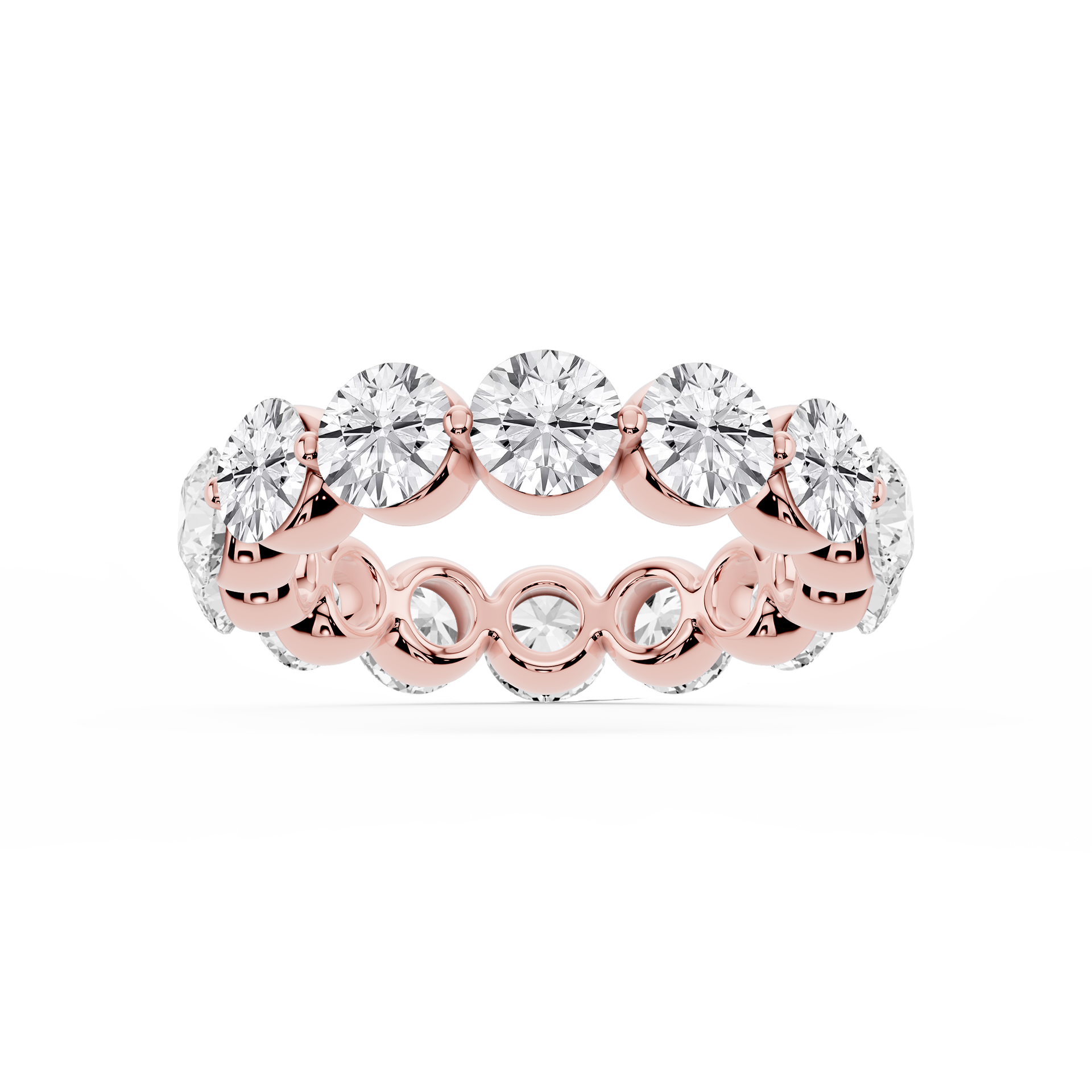 Lovea Zora Eternity Ring Rundschliff – Roségold