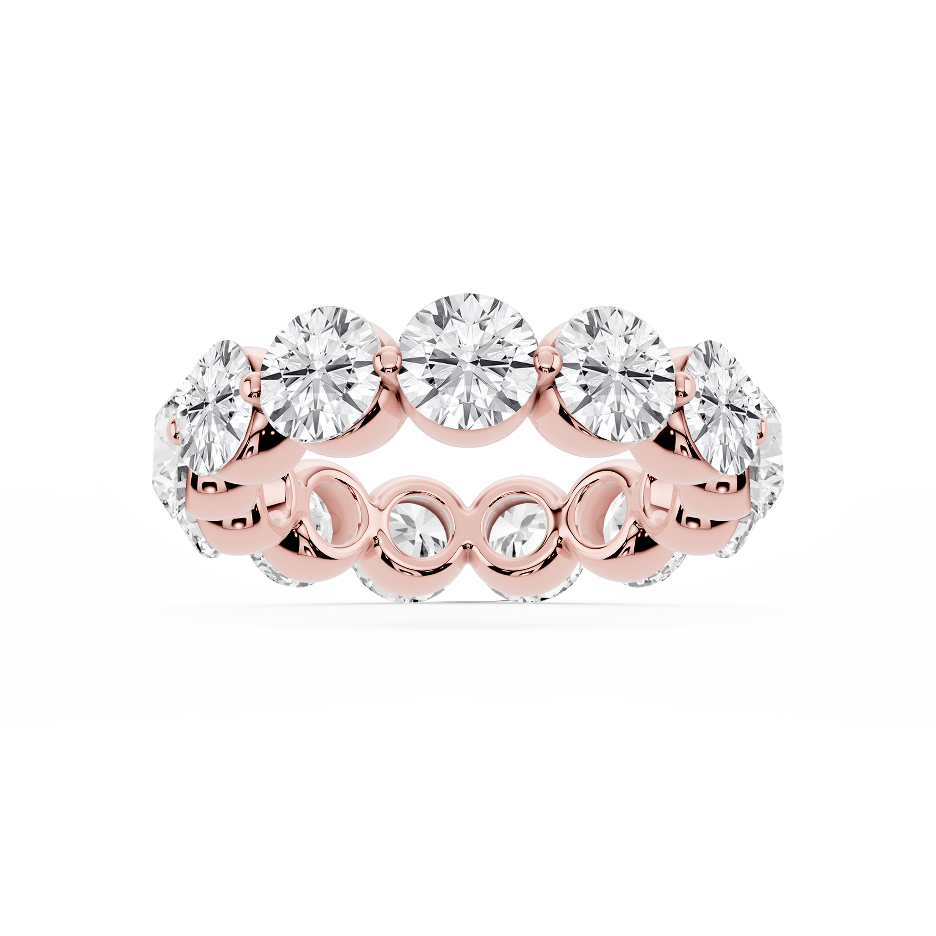 Lovea Zora Eternity Ring Rundschliff – Roségold